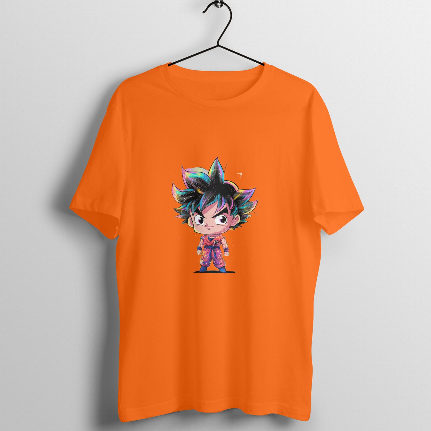 Men Round Neck T-Shirt - Chibi Goku