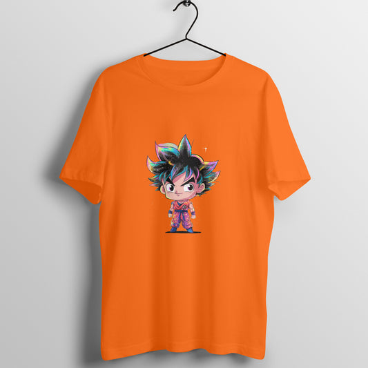 Men Round Neck T-Shirt - Chibi Goku