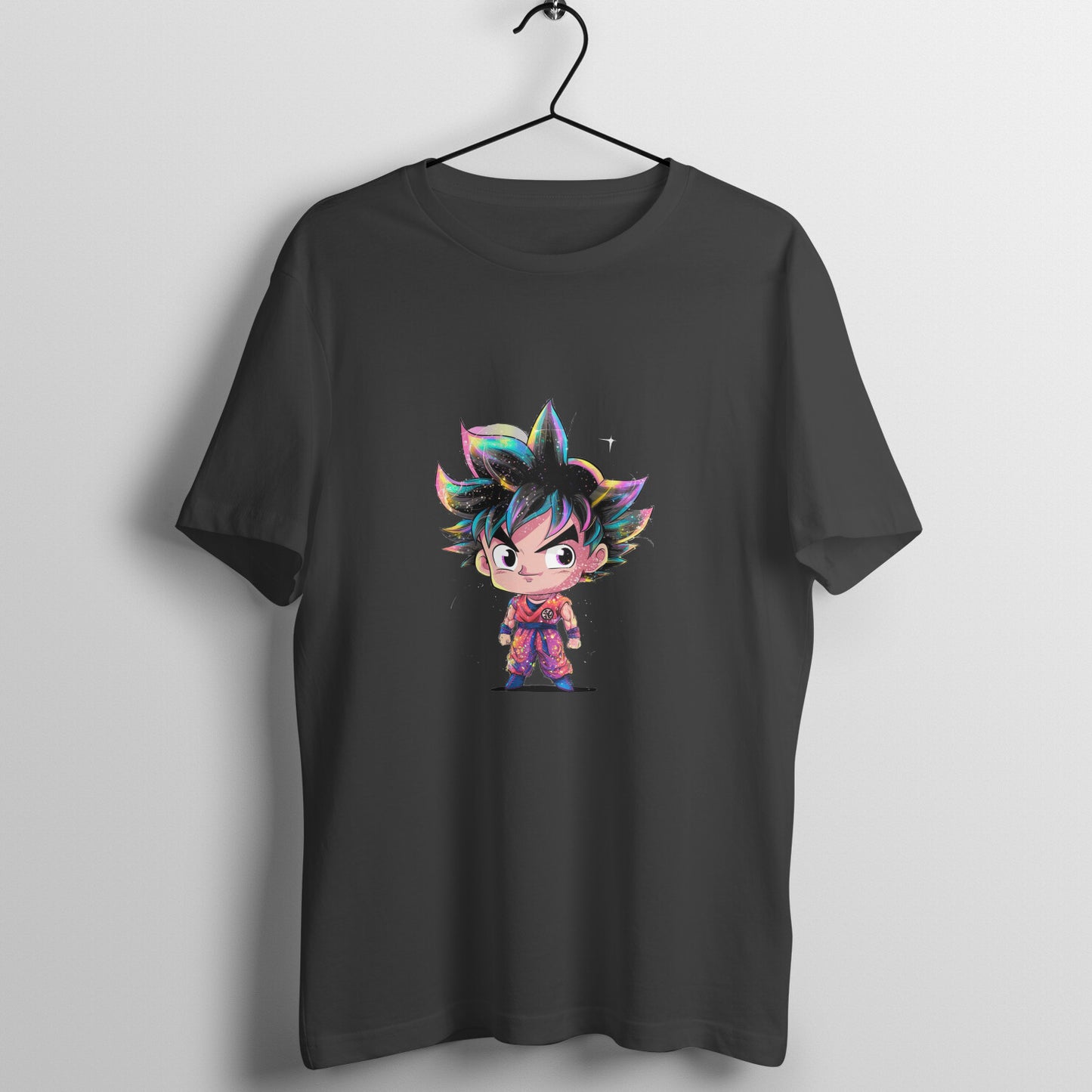 Men Round Neck T-Shirt - Chibi Goku