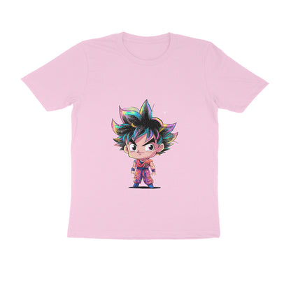 Men Round Neck T-Shirt - Chibi Goku