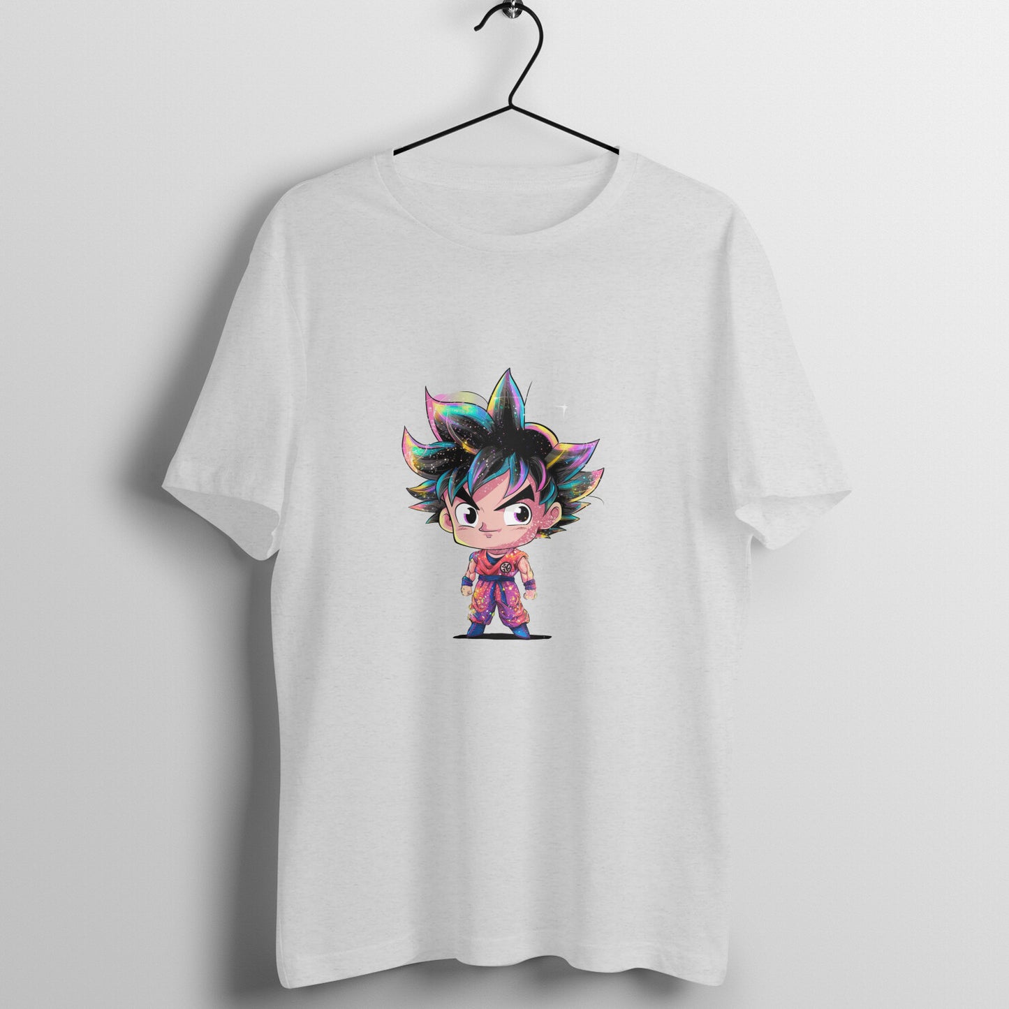 Men Round Neck T-Shirt - Chibi Goku