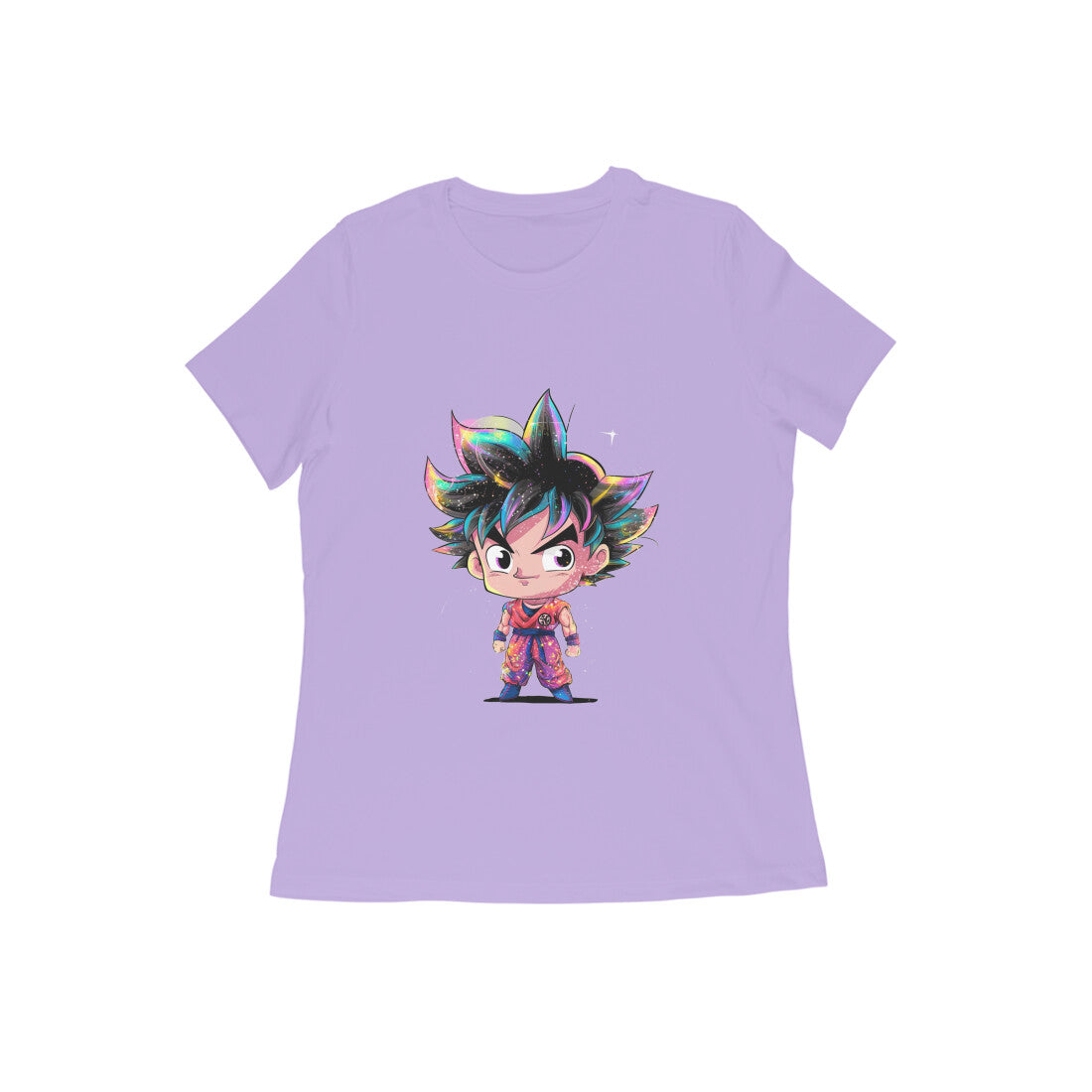 Women Round Neck T-Shirt - Chibi Goku