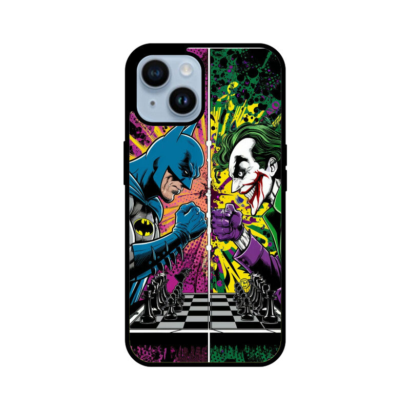 iPhone Glass Phone Case - Batman Chess