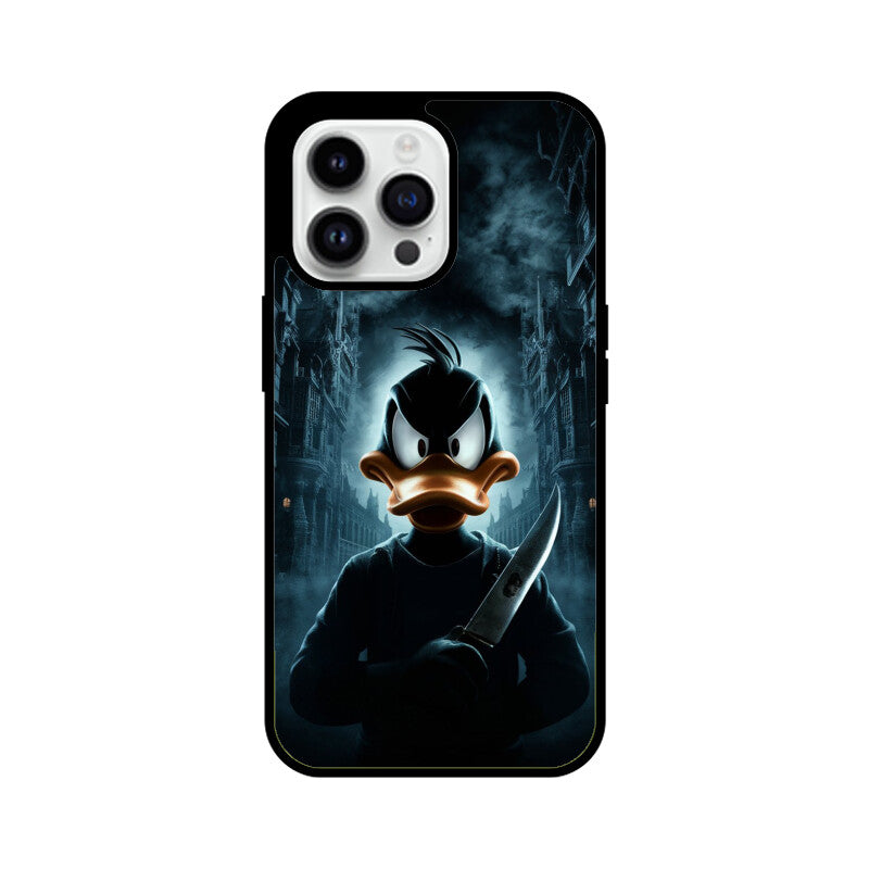 iPhone Glass Phone Case - Daffy Duck