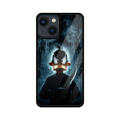 iPhone Glass Phone Case - Daffy Duck