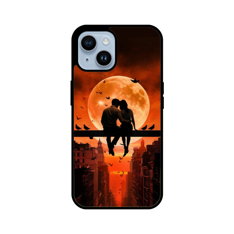 iPhone Glass Phone Case - Sunset Love