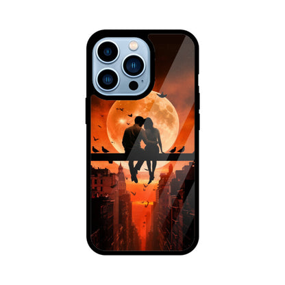 iPhone Glass Phone Case - Sunset Love