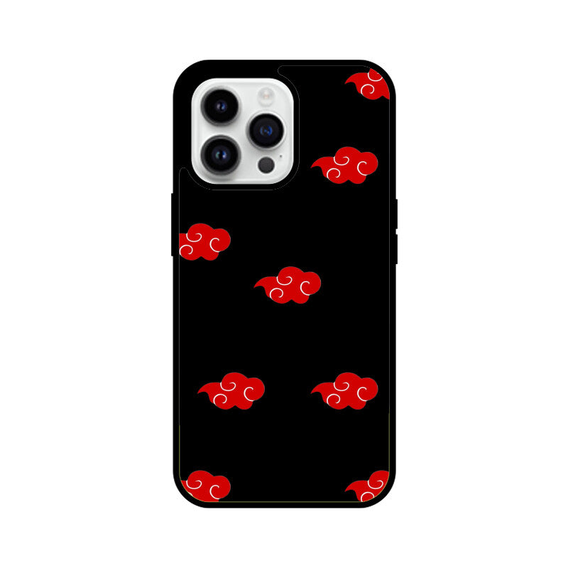 iPhone Glass Phone Case - Akatsuki Cloud