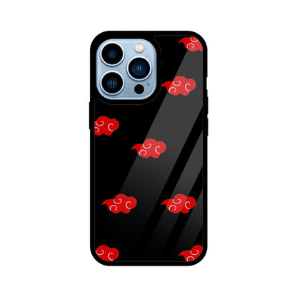 iPhone Glass Phone Case - Akatsuki Cloud