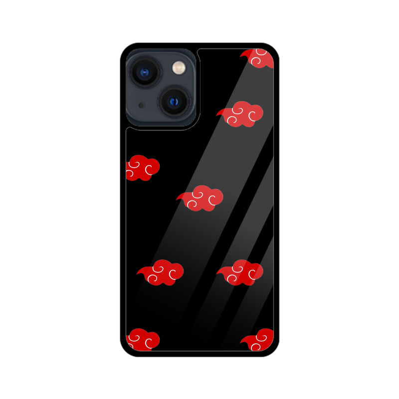 iPhone Glass Phone Case - Akatsuki Cloud