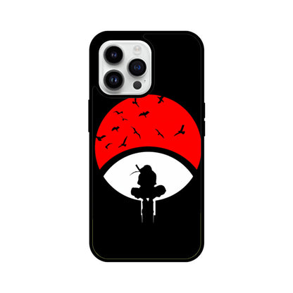 iPhone Glass Phone Case - Uchiha Clan