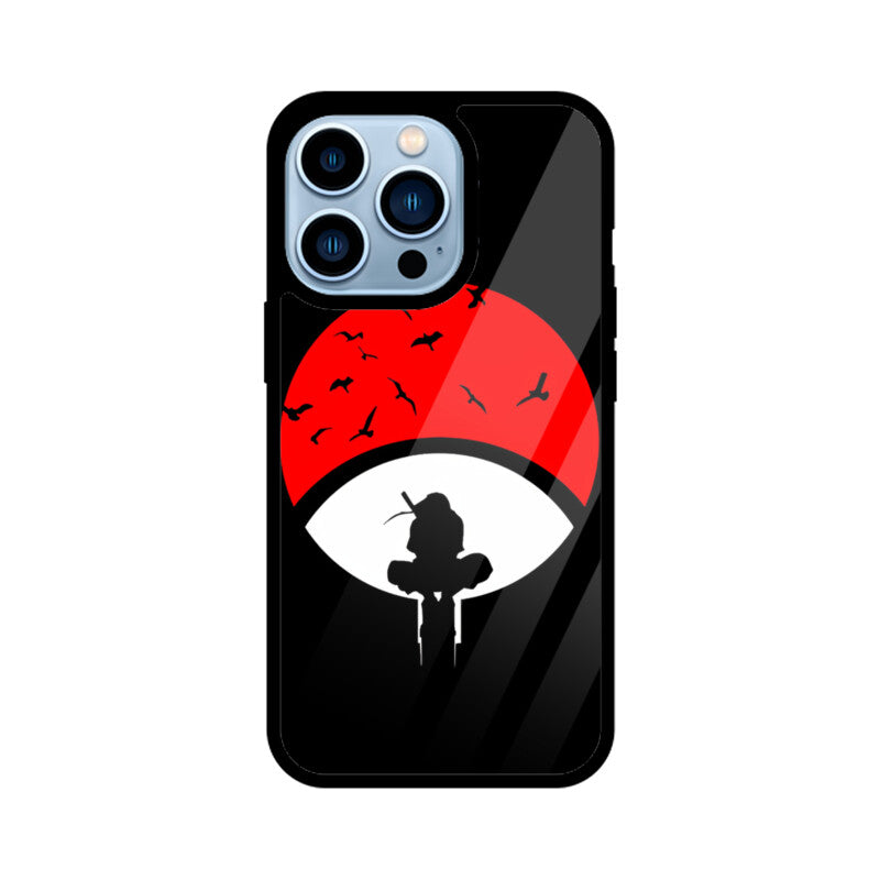 iPhone Glass Phone Case - Uchiha Clan