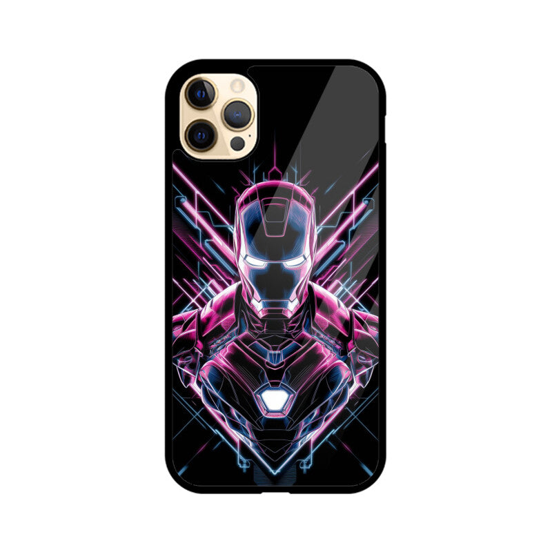 iPhone Glass Phone Case - Iron Man