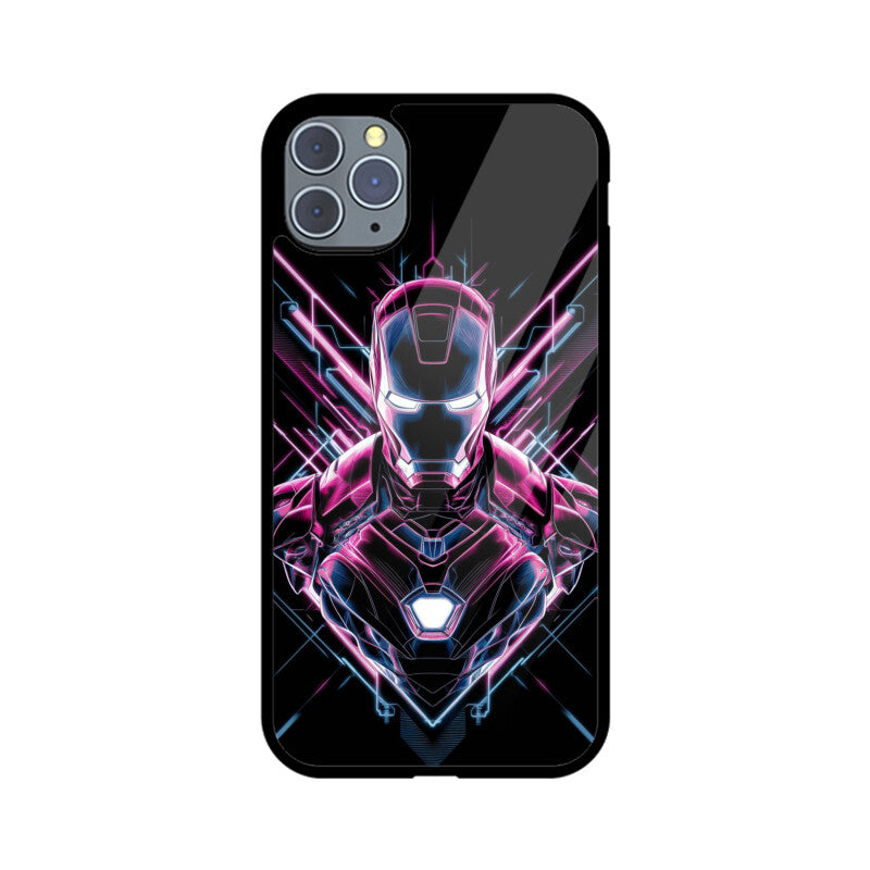 iPhone Glass Phone Case - Iron Man