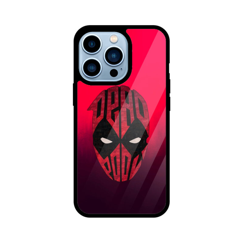 iPhone Glass Phone Case - Deadpool