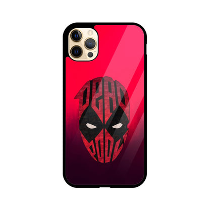 iPhone Glass Phone Case - Deadpool