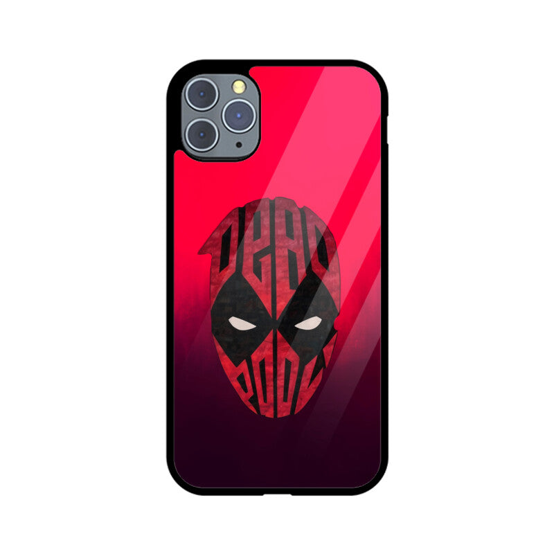 iPhone Glass Phone Case - Deadpool