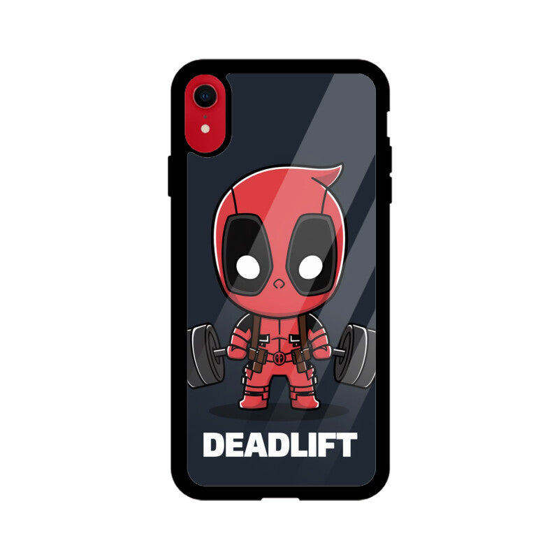 iPhone Glass Phone Case - Deadlift Deadpool