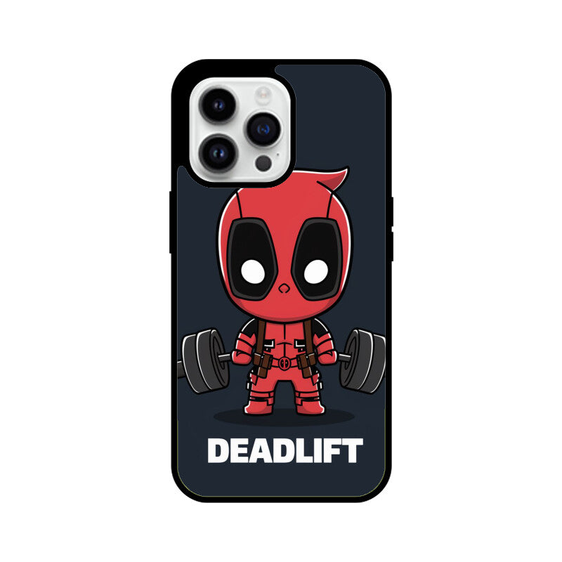 iPhone Glass Phone Case - Deadlift Deadpool