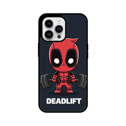 iPhone Glass Phone Case - Deadlift Deadpool