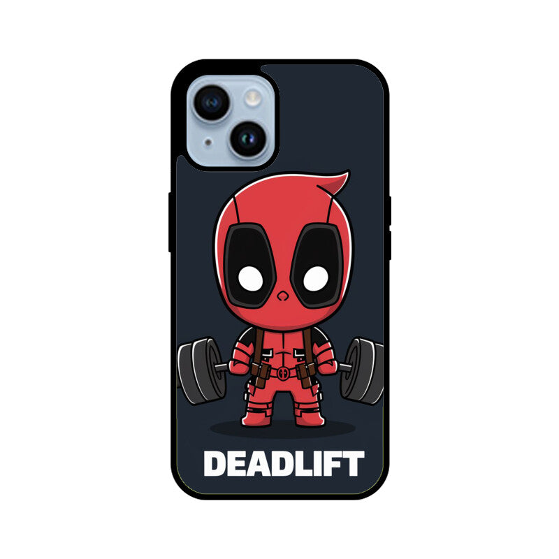 iPhone Glass Phone Case - Deadlift Deadpool