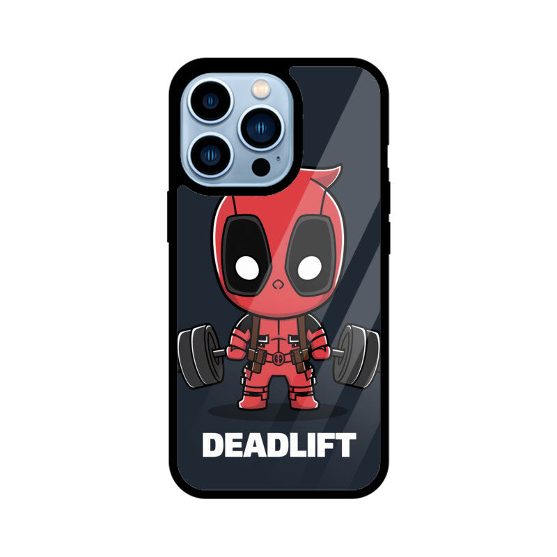 iPhone Glass Phone Case - Deadlift Deadpool