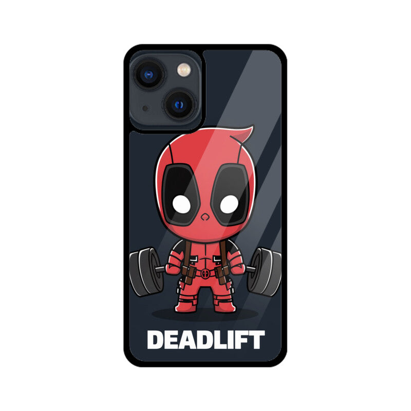 iPhone Glass Phone Case - Deadlift Deadpool