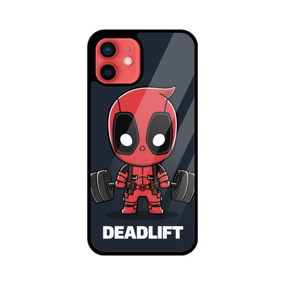 iPhone Glass Phone Case - Deadlift Deadpool