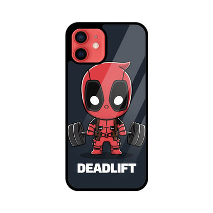 iPhone Glass Phone Case - Deadlift Deadpool