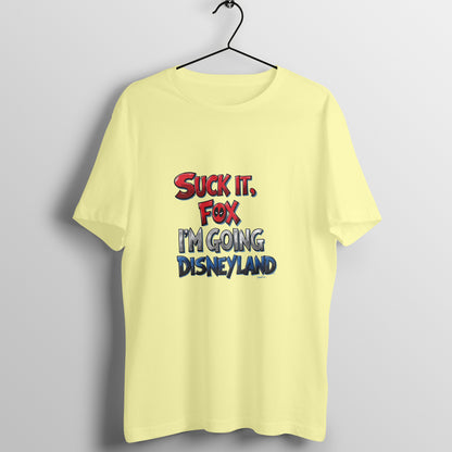 Men Round Neck T-Shirt - I'm Going Disneyland | Deadpool