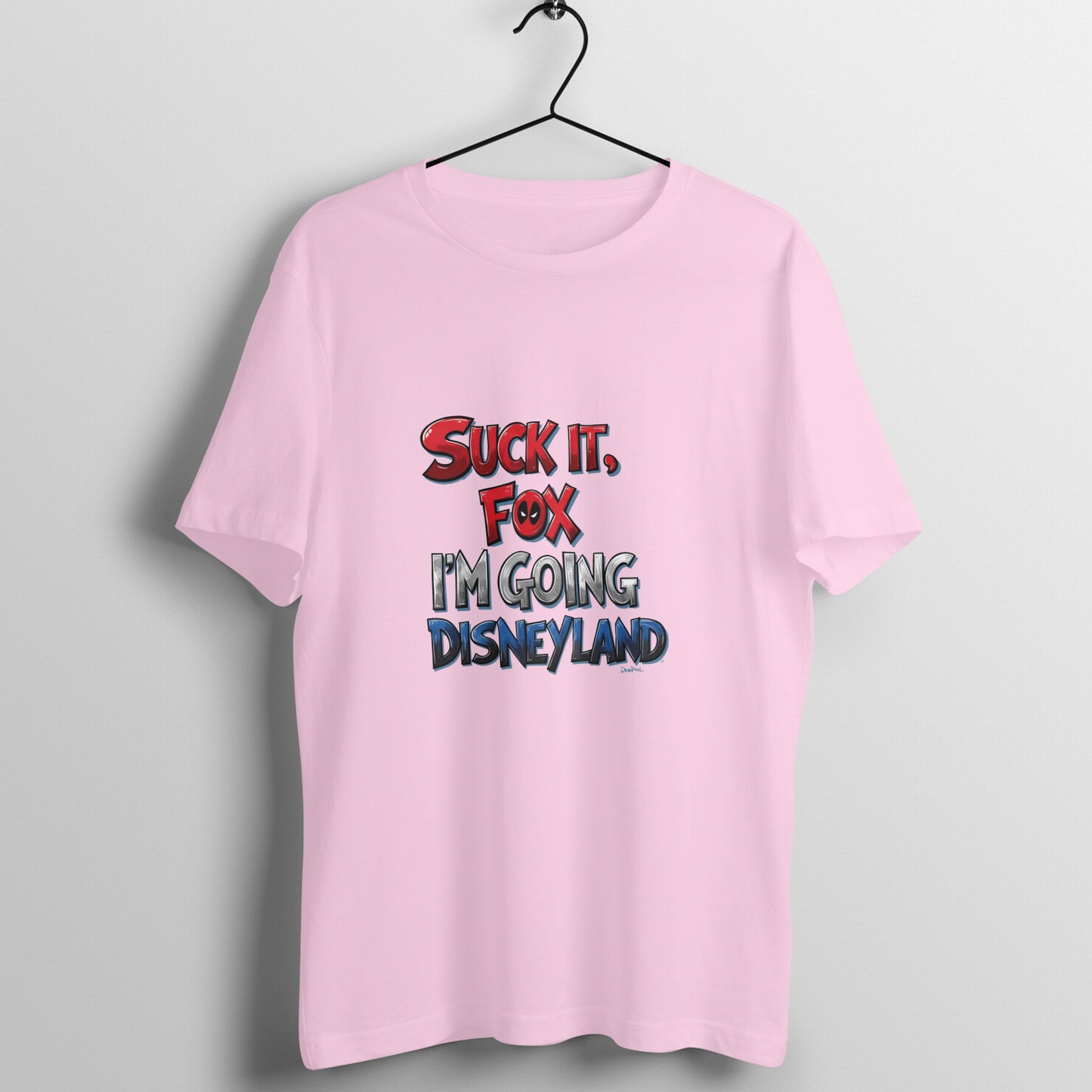 Men Round Neck T-Shirt - I'm Going Disneyland | Deadpool