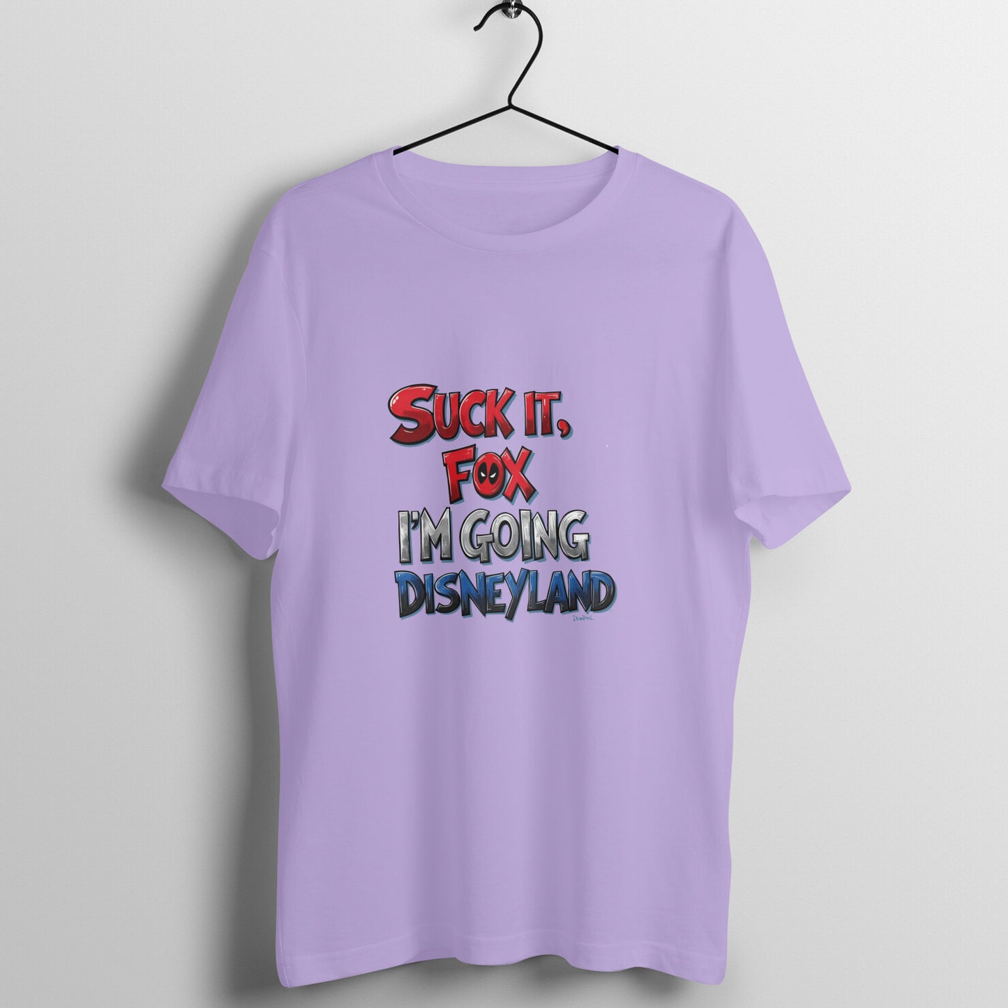 Men Round Neck T-Shirt - I'm Going Disneyland | Deadpool