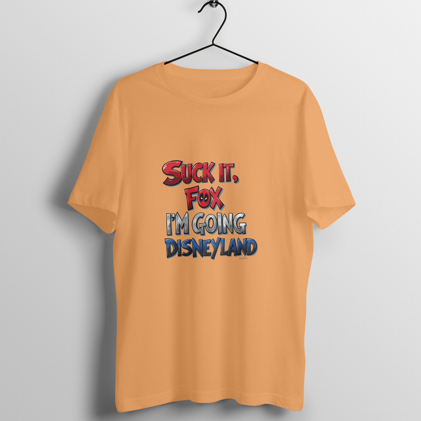 Men Round Neck T-Shirt - I'm Going Disneyland | Deadpool