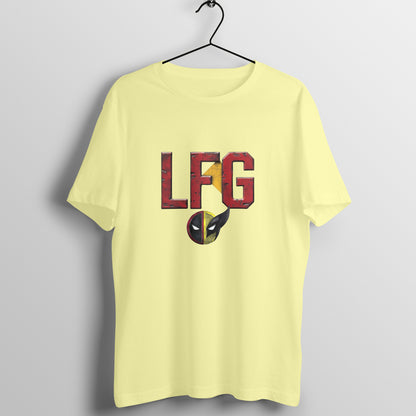 Men Round Neck T-Shirt - LFG | Deadpool & Wolverine