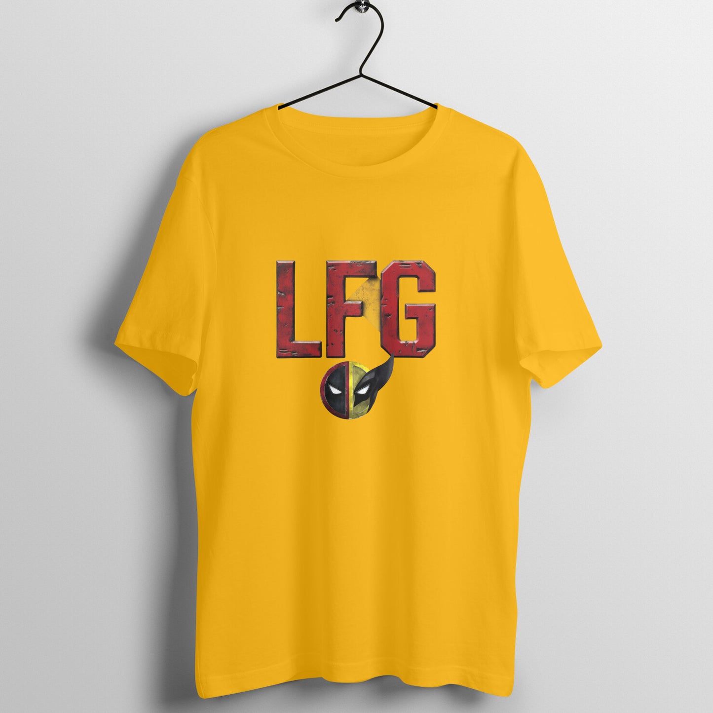 Men Round Neck T-Shirt - LFG | Deadpool & Wolverine