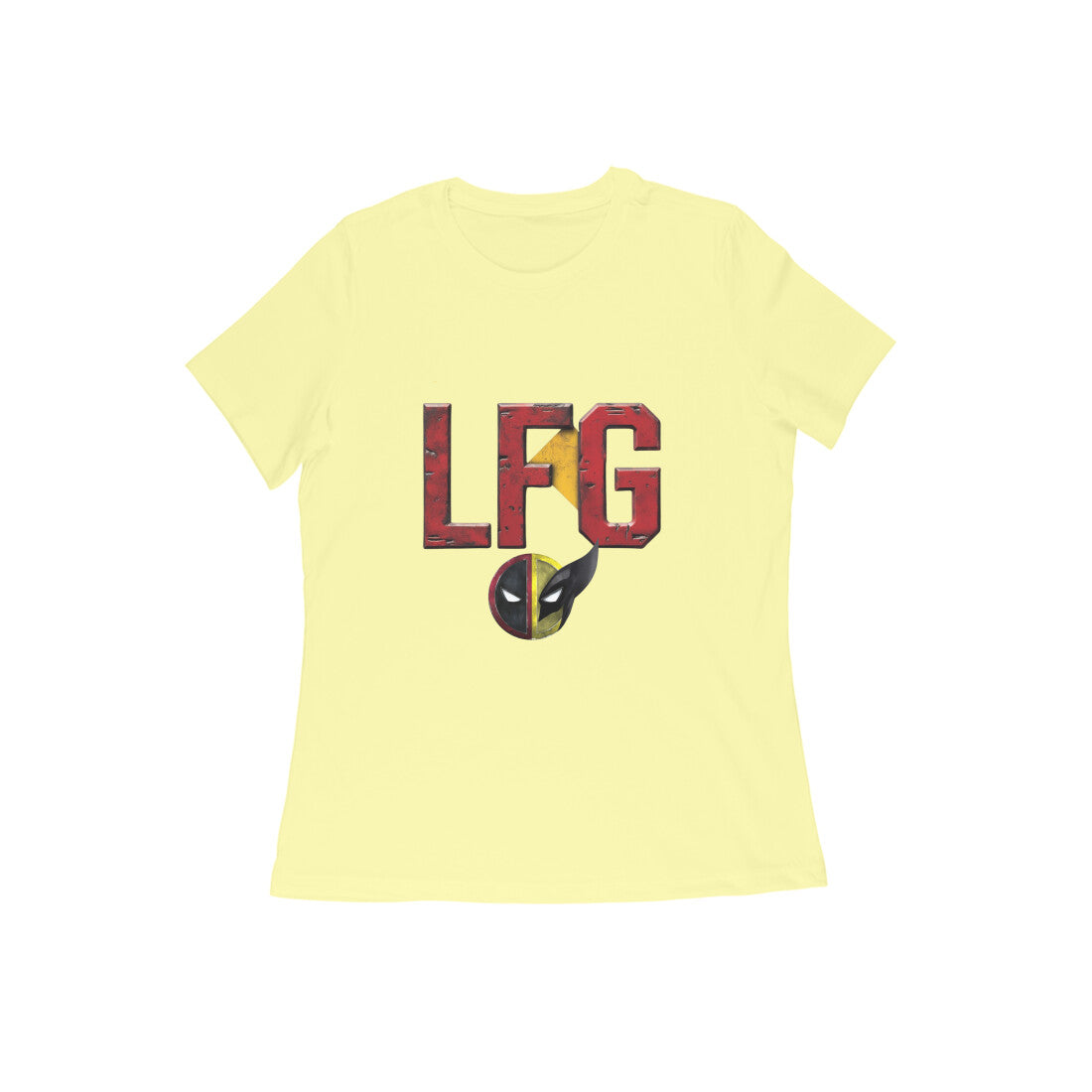 Women Round Neck T-Shirt - LFG | Deadpool & Wolverine