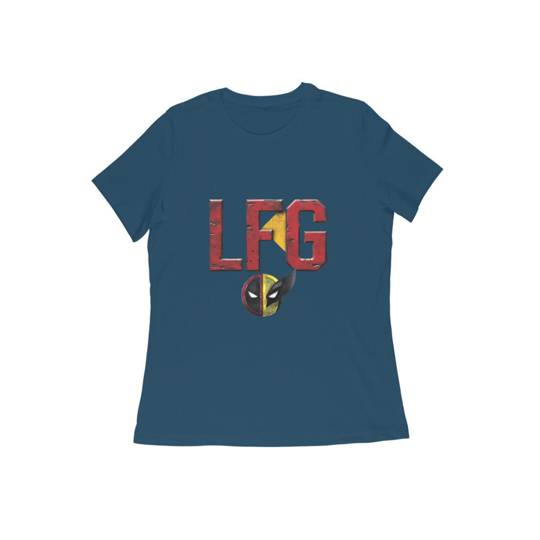 Women Round Neck T-Shirt - LFG | Deadpool & Wolverine