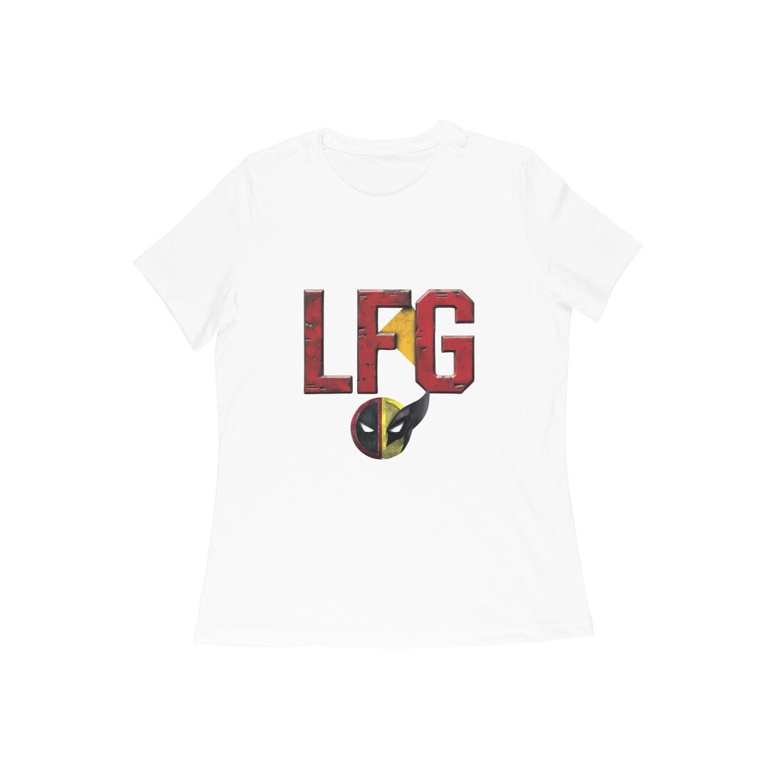 Women Round Neck T-Shirt - LFG | Deadpool & Wolverine