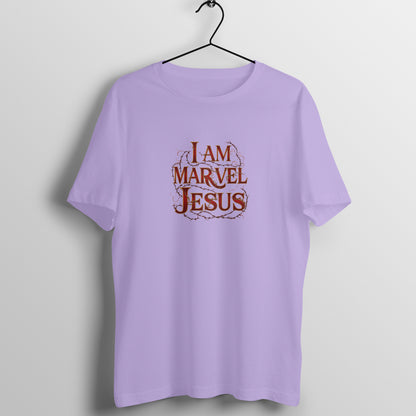 Men Round Neck T-Shirt - I am Marvel Jesus | Deadpool