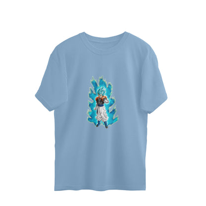 Oversized T-Shirt - Gogeta Blue Super Saiyan God