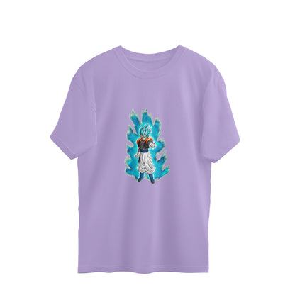 Oversized T-Shirt - Gogeta Blue Super Saiyan God