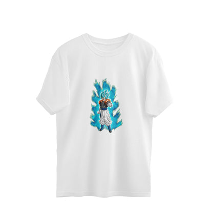 Oversized T-Shirt - Gogeta Blue Super Saiyan God