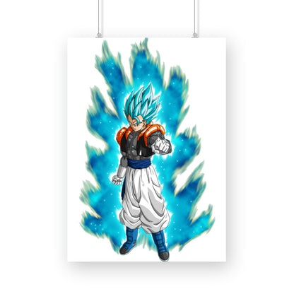 Poster Framed/Unframed - Gogeta Blue Super Saiyan