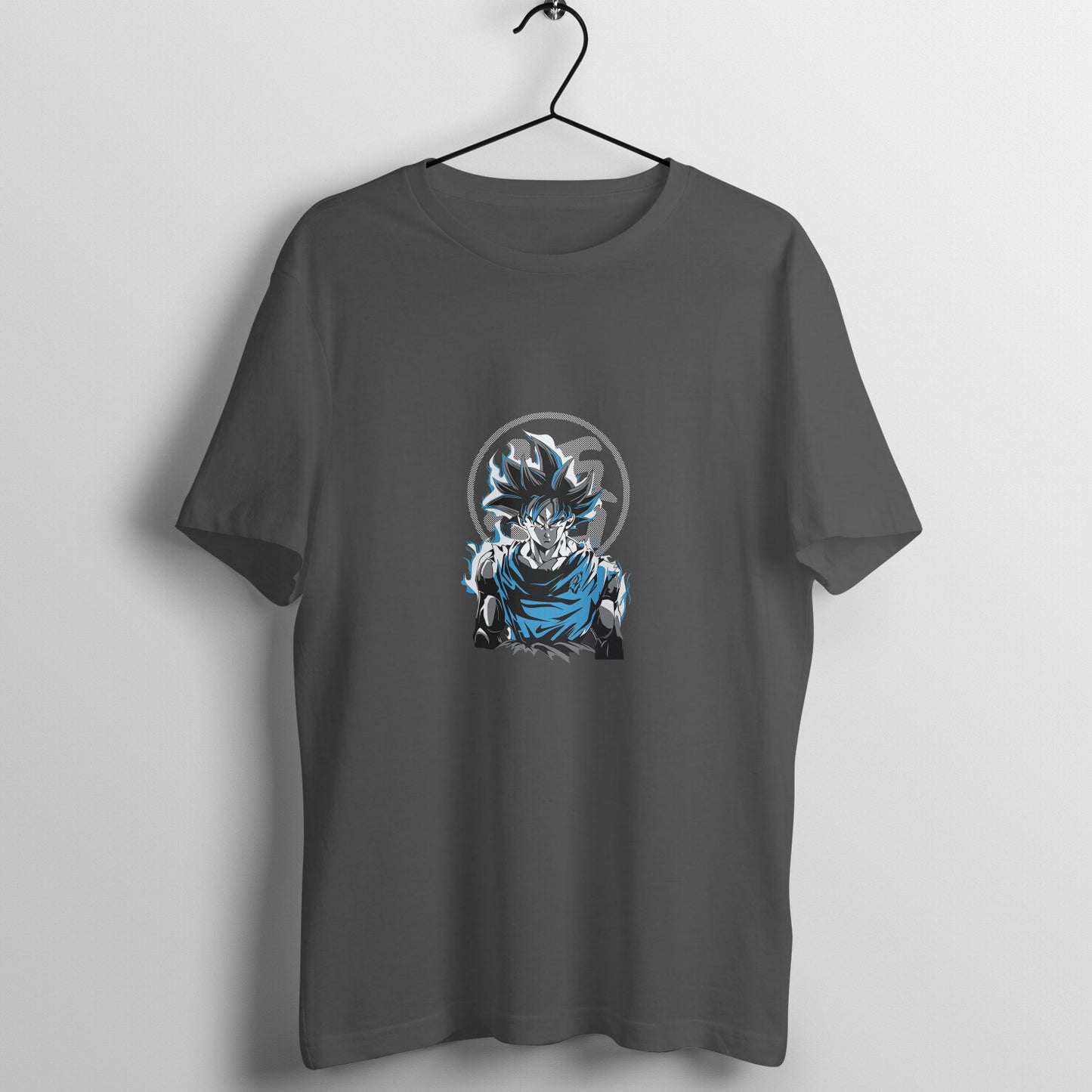 Men Round Neck T-Shirt - Goku Ultra Instinct Imperfect