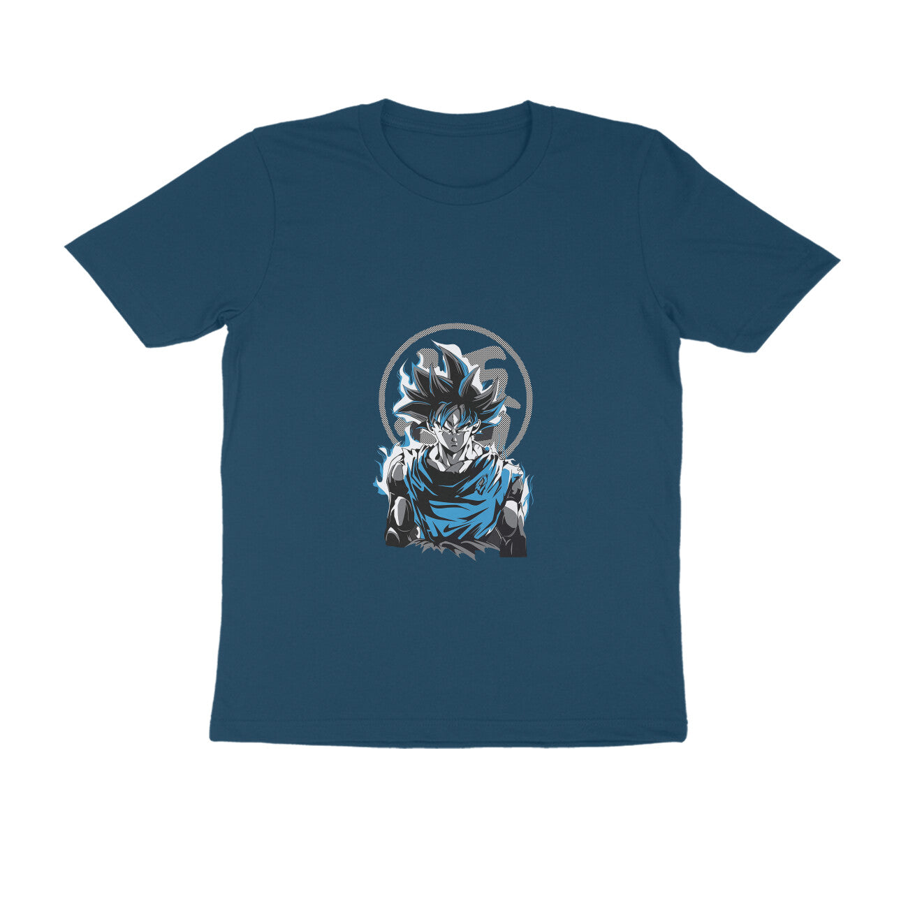 Men Round Neck T-Shirt - Goku Ultra Instinct Imperfect