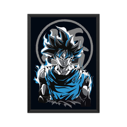 Poster Framed/Unframed - Goku Ultra Instinct Imperfect