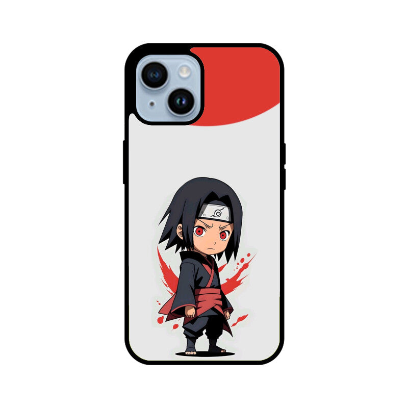 iPhone Glass Phone Case - Chibi Itachi