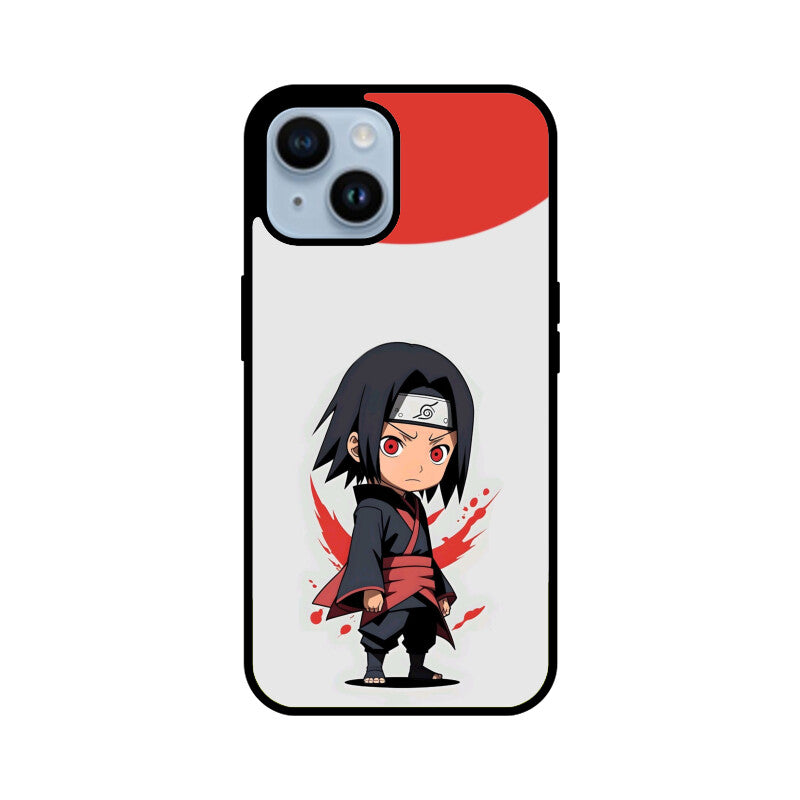 iPhone Glass Phone Case - Chibi Itachi