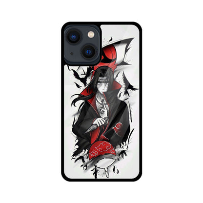 iPhone Glass Phone Case - Itachi Crow Jutsu