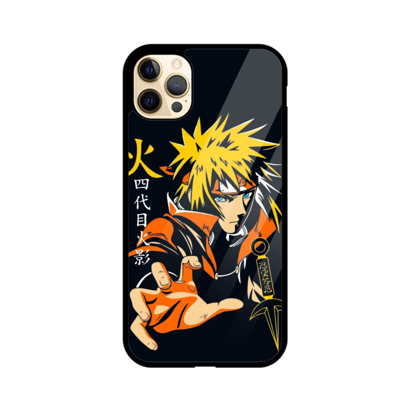 iPhone Glass Phone Case - Minato Namikaze The 4th Hokage